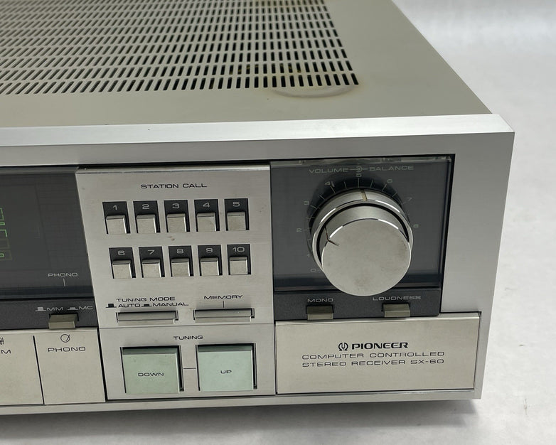 Pioneer SX-60 AV Receiver Amplifier  Tested