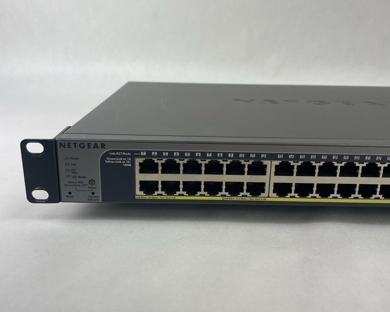 NetgearProsafe GS752TP 48-Port Gigabit PoE+ Smart Managed Switch - Tested