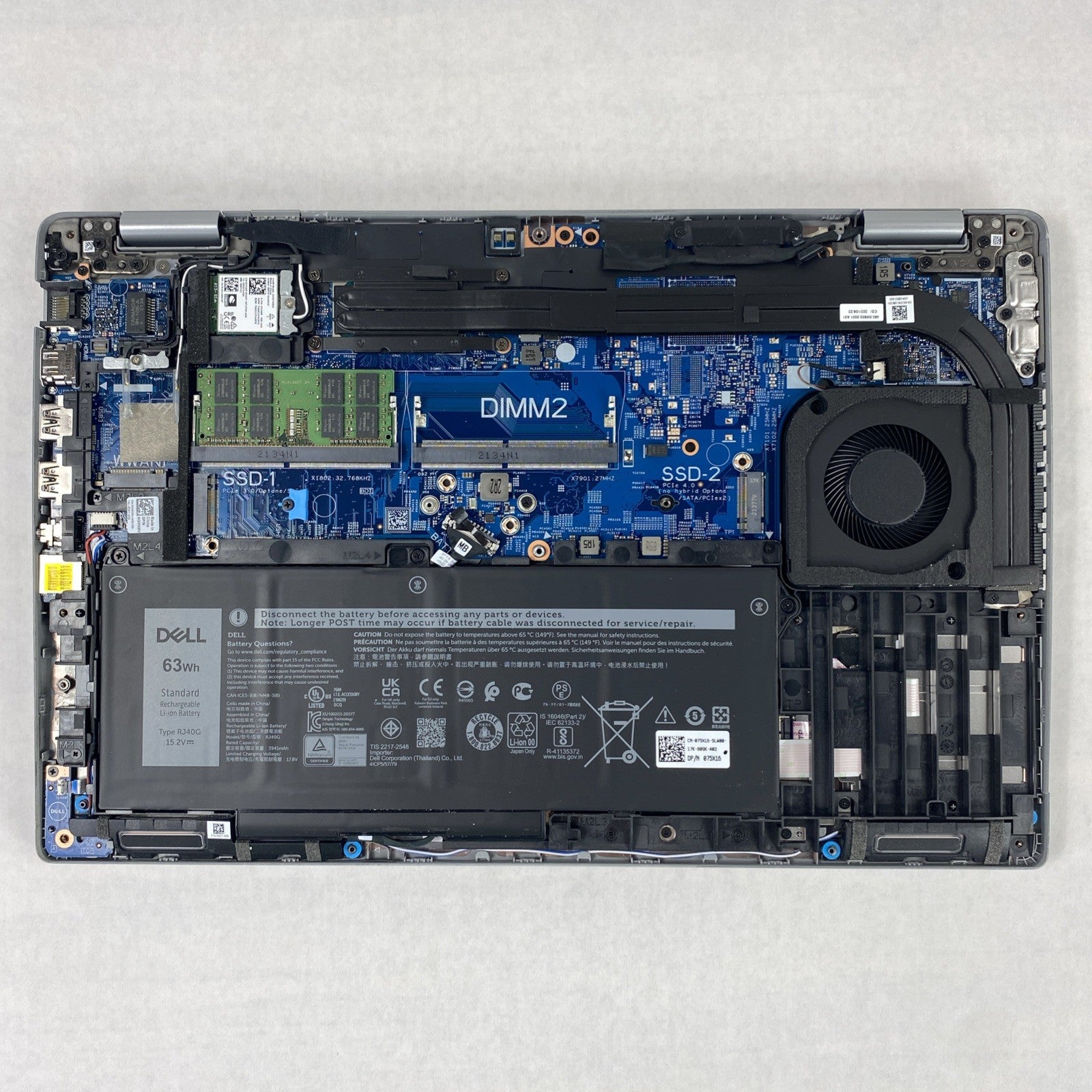 Dell Latitude 5520 Intel Core i5-1145G7 2.60GHz 16GB RAM 15.6" No SSD No OS