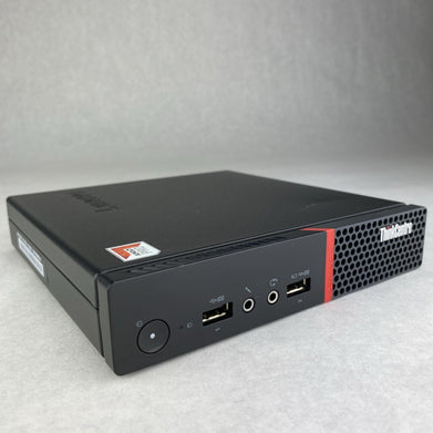 Lenovo ThinkCentre M715q AMD PRO A10-9700E 3.0GHz 1x8GB RAM No AC HDD OS READ