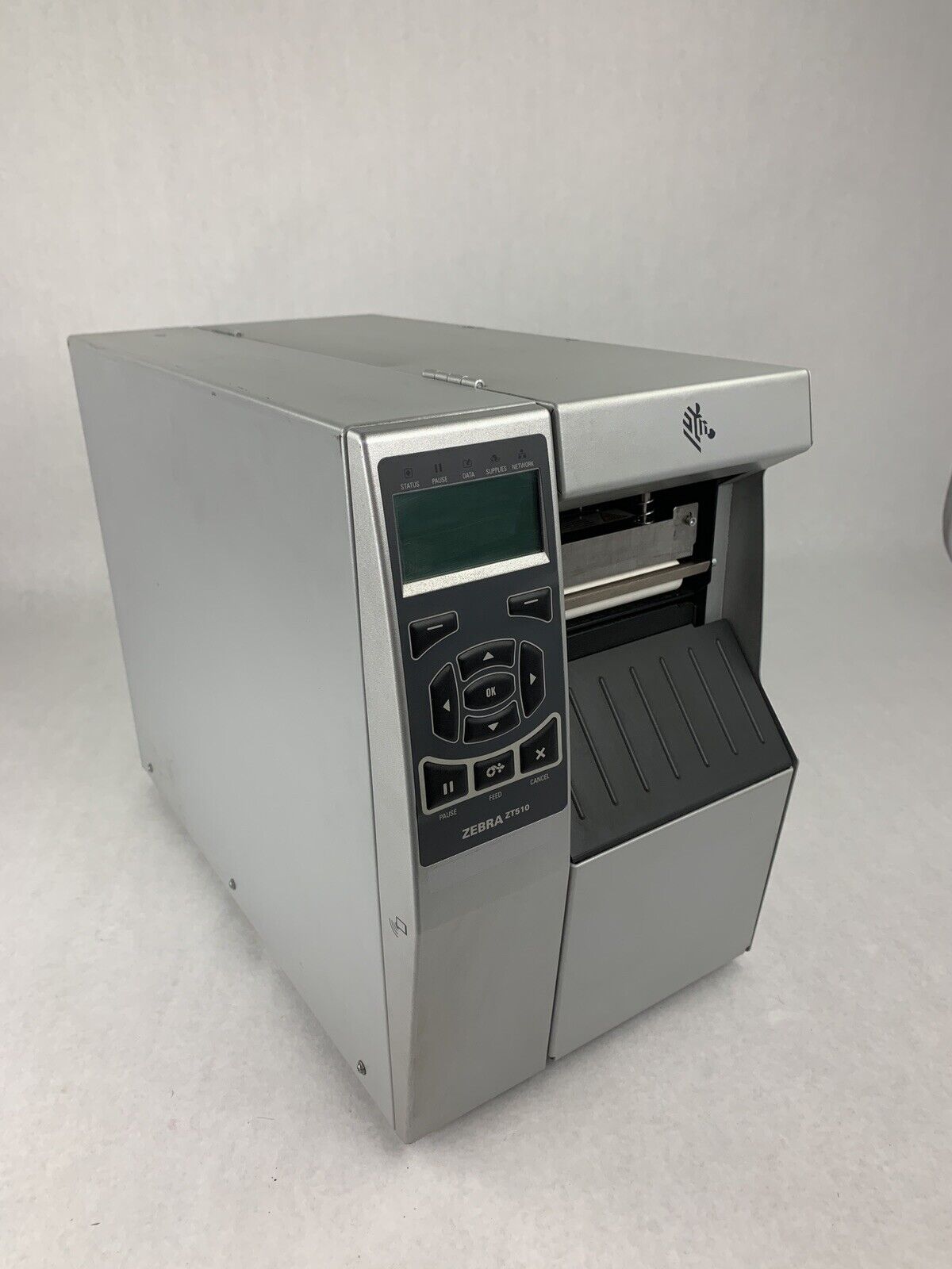 Zebra ZT510 Thermal Label Printer ZT51042-T010000Z Missing Parts Power Tested