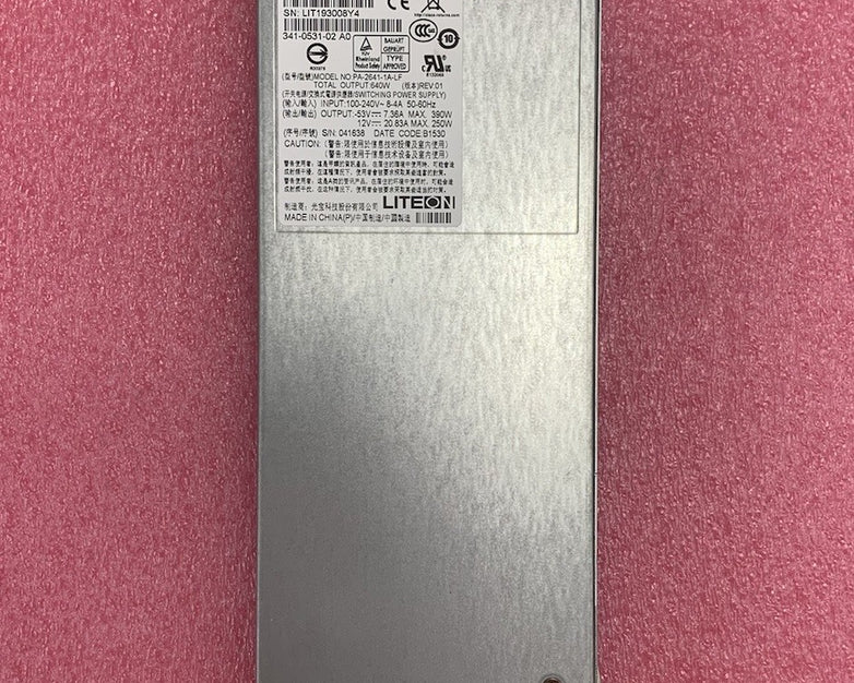 Liteon PWR-C2-640WAC 640W Power Supply PA-2641-1A-LF (Lot of 2)