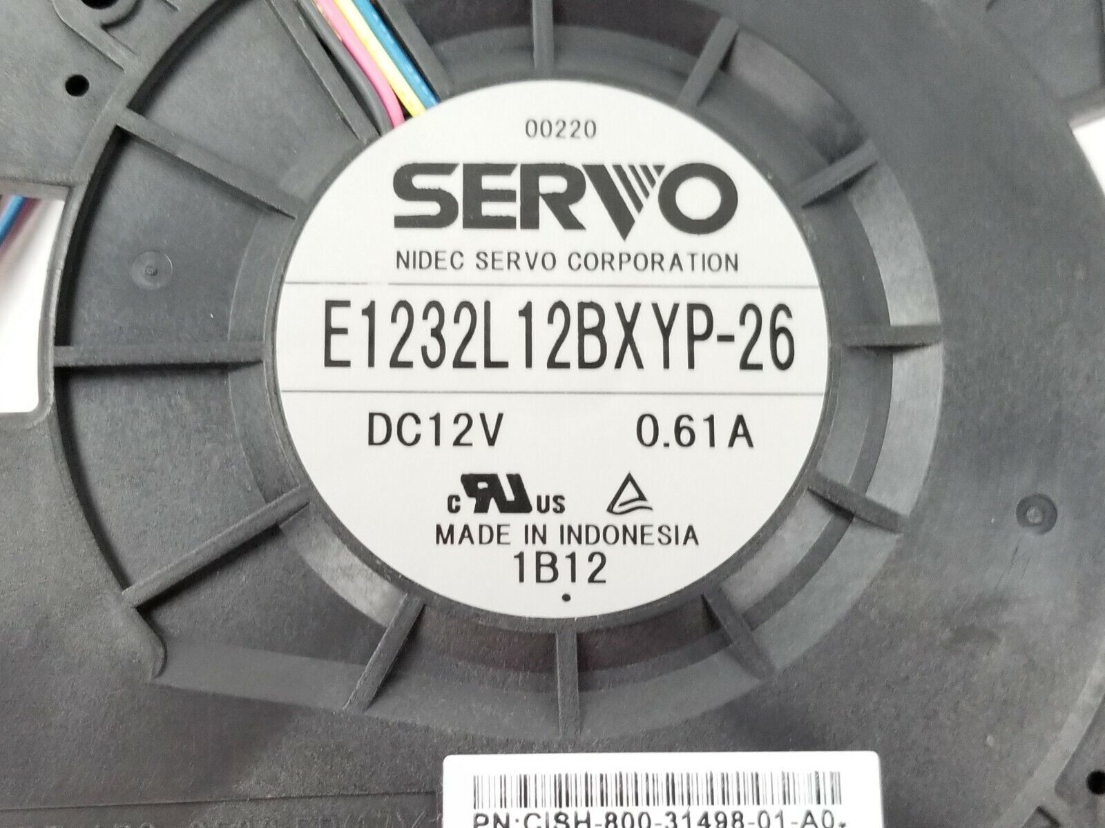 Servo CISH-800-31498-01A0 E1232L12BXYP-26 for Cisco 1941/2901 Fanblower 4wire