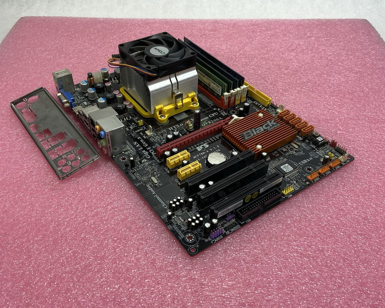 ECS GeForce 8200M-A Motherboard AMD Athlon 64 X2 2.21GHz 8GB RAM w/Shield