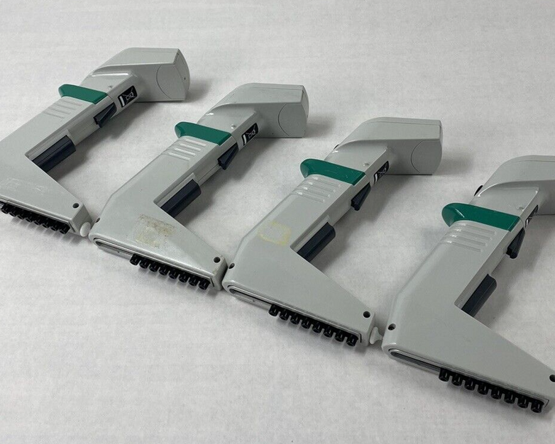 Lot of 4 Thermo Scientific Matrix 1250 uL 8-Channel Electronic Pipette