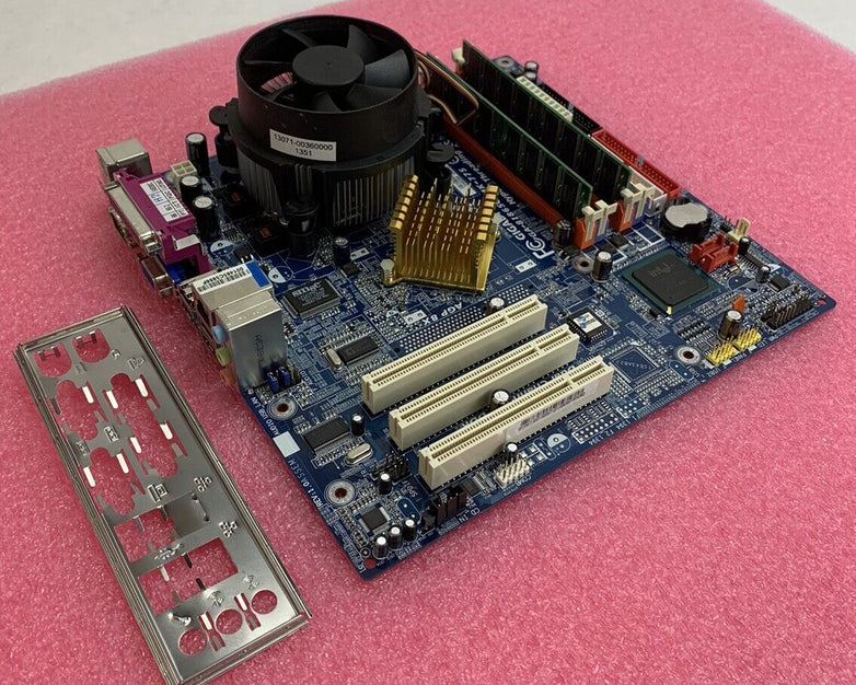 Gigabyte 81865GVMK-775 Motherboard Intel Pentium 4 3GHz 1GB RAM w/Shield