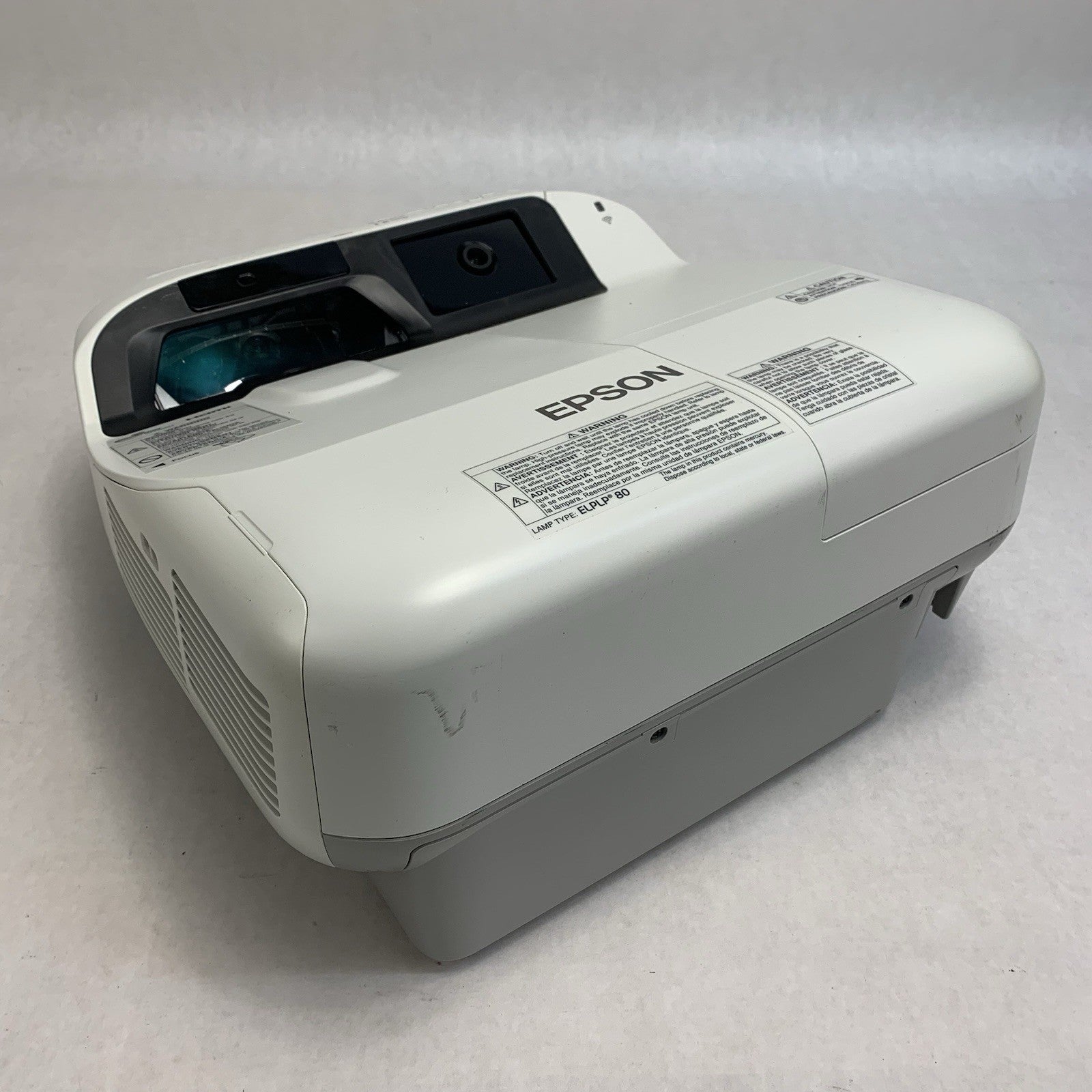 Epson H599A BrightLink 595Wi LCD Lamp Projector 1800 Lamp Hours - No Remote0
