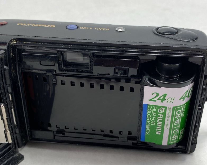 Olympus Infinity Jr 35mm Point And Shoot Film Camera - Tested