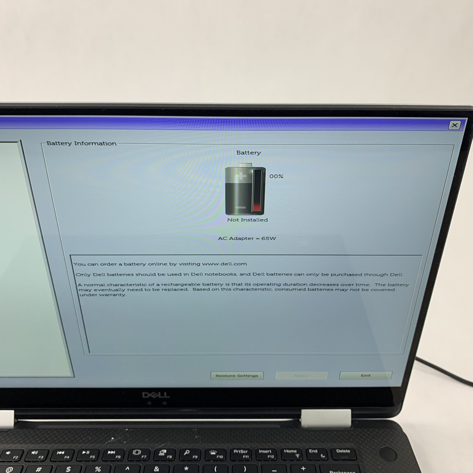 Dell XPS 15 9575 2-in-1 15.6" i5-8305G 2.80 GHz 8 GB RAM No SSD/OS/AC/Battery5