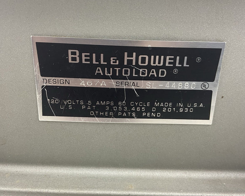 Bell & Howell Movie Projector 481A Super 8 & Stand 8mm  & Slow Motion