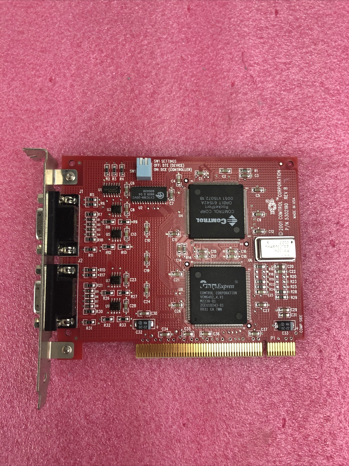 Comtrol RocketPort Plus 2P SMPTE 5002190 Adapter 5302190