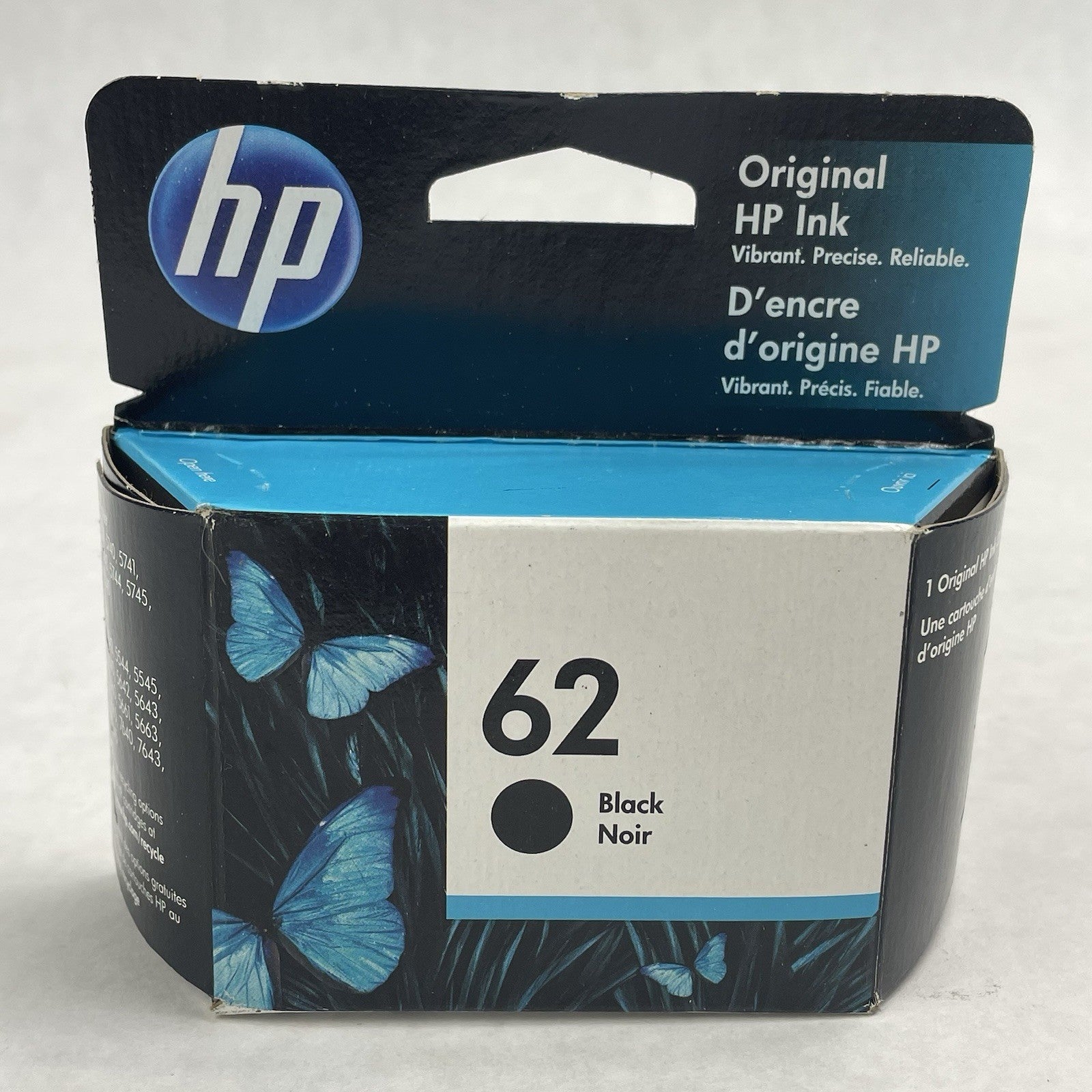 HP C2P04AN  Ink Cartridge Black Noir 62 Office Jet & Envy
