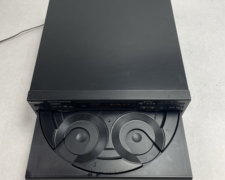 Panasonic SL-PD347 5 Disc CD Changer Player Rotary Carousel Tested No Remote