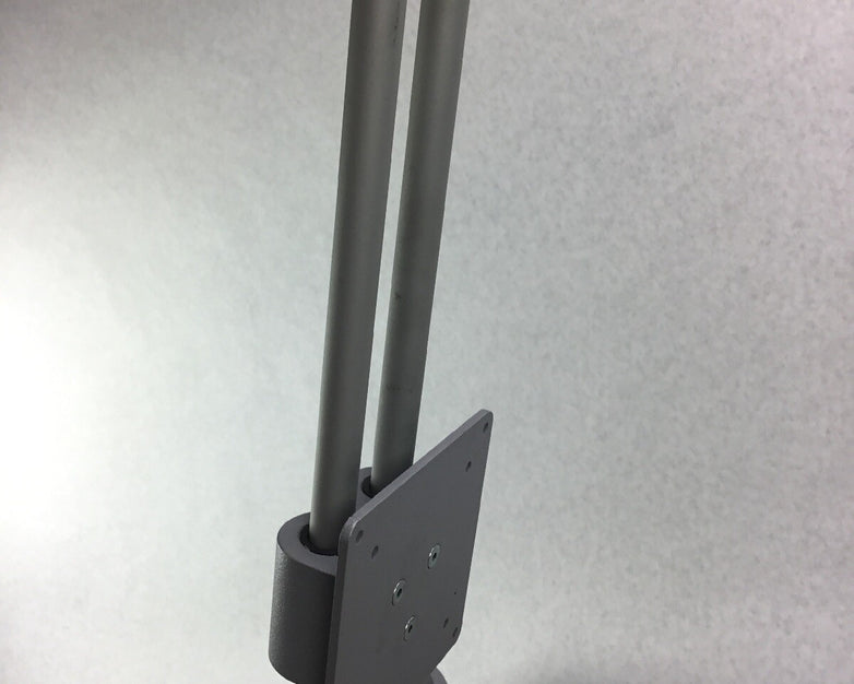 Wall Mount Medical Monitor + Keyboard Stand in the Style of Herman Miller - Read