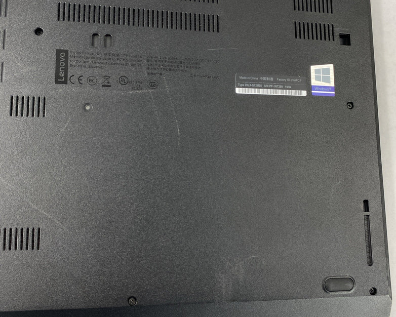 Lenovo ThinkPad L580 Core i5-8250U 1.6 GHz 8GB RAM 15.6" No Battery No HDD No OS