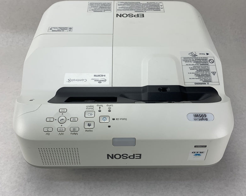 Epson PowerLite 695Wi H740A LCD Lamp Projector 26 Lamp Hours - No Remote