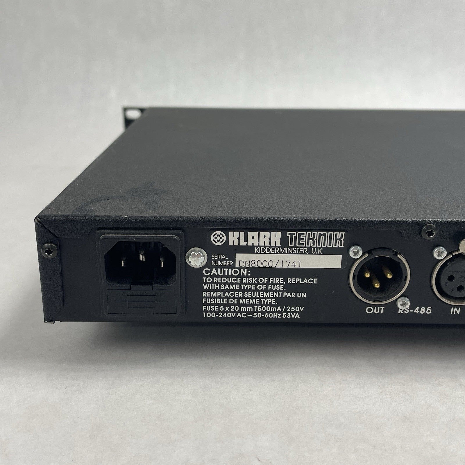 Klark Teknik DN-8000 Speaker Processor Tested For Parts7