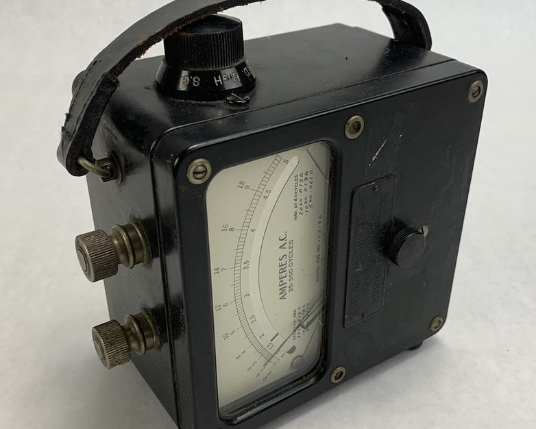 Weston Electric 433 103196 Amperes A.C. Meter
