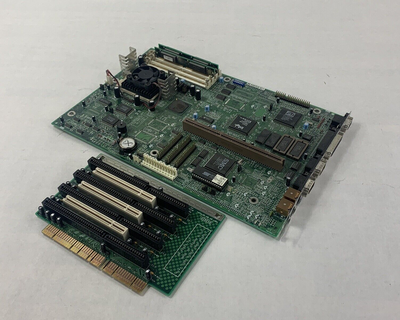 Data General 5166sc Motherboard Intel Pentium 166MHz 16MB RAM I/O Riser