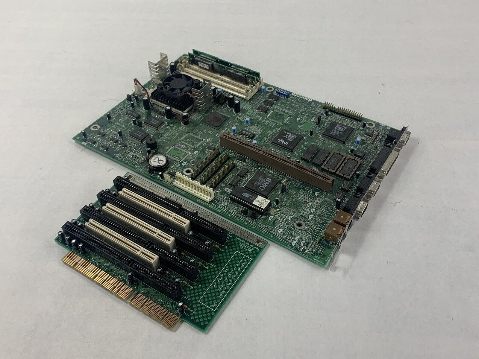 Data General 5166sc Motherboard Intel Pentium 166MHz 16MB RAM I/O Riser