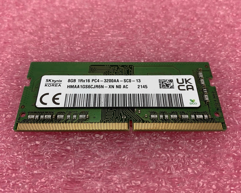 SK Hynix HMAA1GS6CJR6N-XN PC4-3200AA-SC0-13 8GB 1Rx16 Desktop Memory RAM