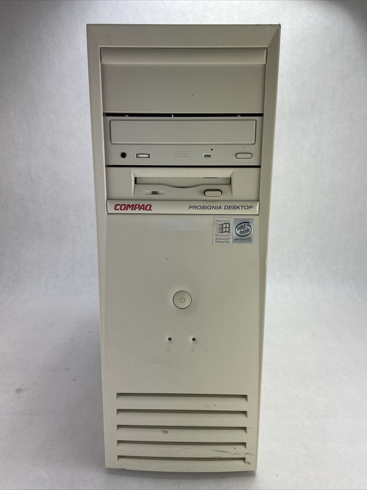 Compaq Prosignia P450+ DT Intel Pentium III 450MHz 256MB RAM No HDD No OS