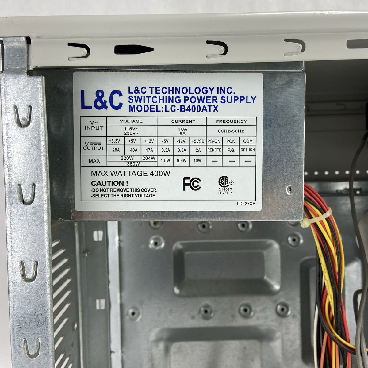 Mercury Nova Mid Tower Coputer Case L&C LC-B400ATX 400W Power Supply9