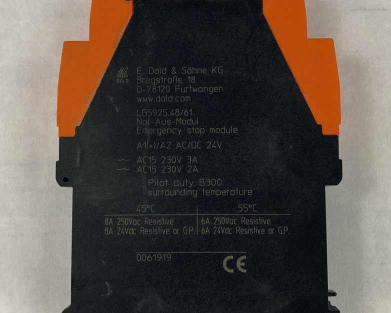 E. Dold and Sohne LG5925.48/61 Emergency Stop Module