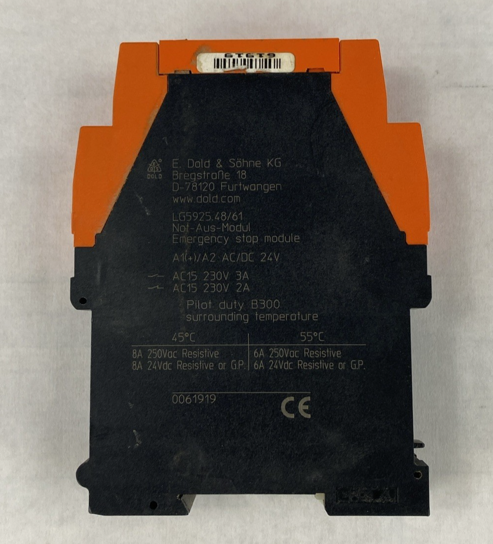 E. Dold and Sohne LG5925.48/61 Emergency Stop Module