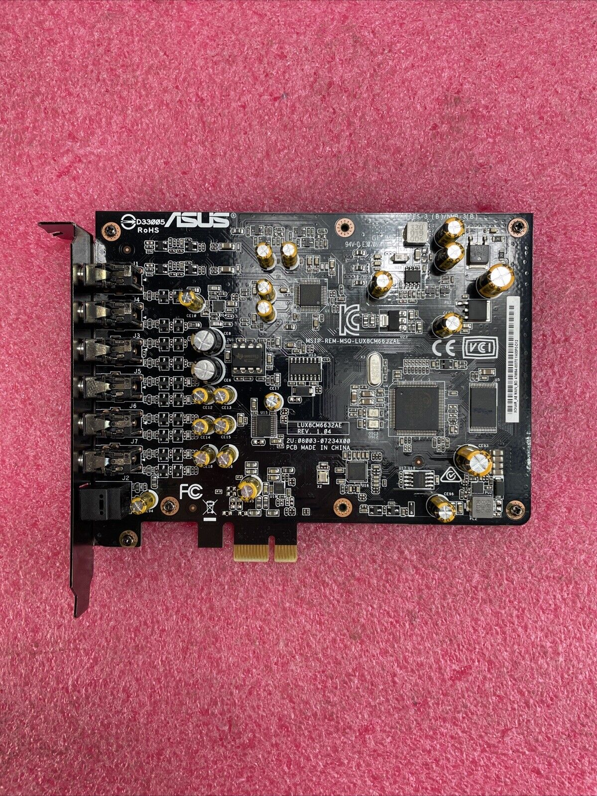 ASUS Xonar AE LUX8CM6632AE PCIe Hi-Fi 7.1 Audio Card