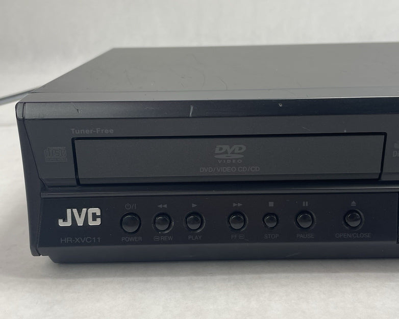 JVC HR-XVC11B DVD VHS Combo VCR Hi-Fi Stereo No Remote Tested Working