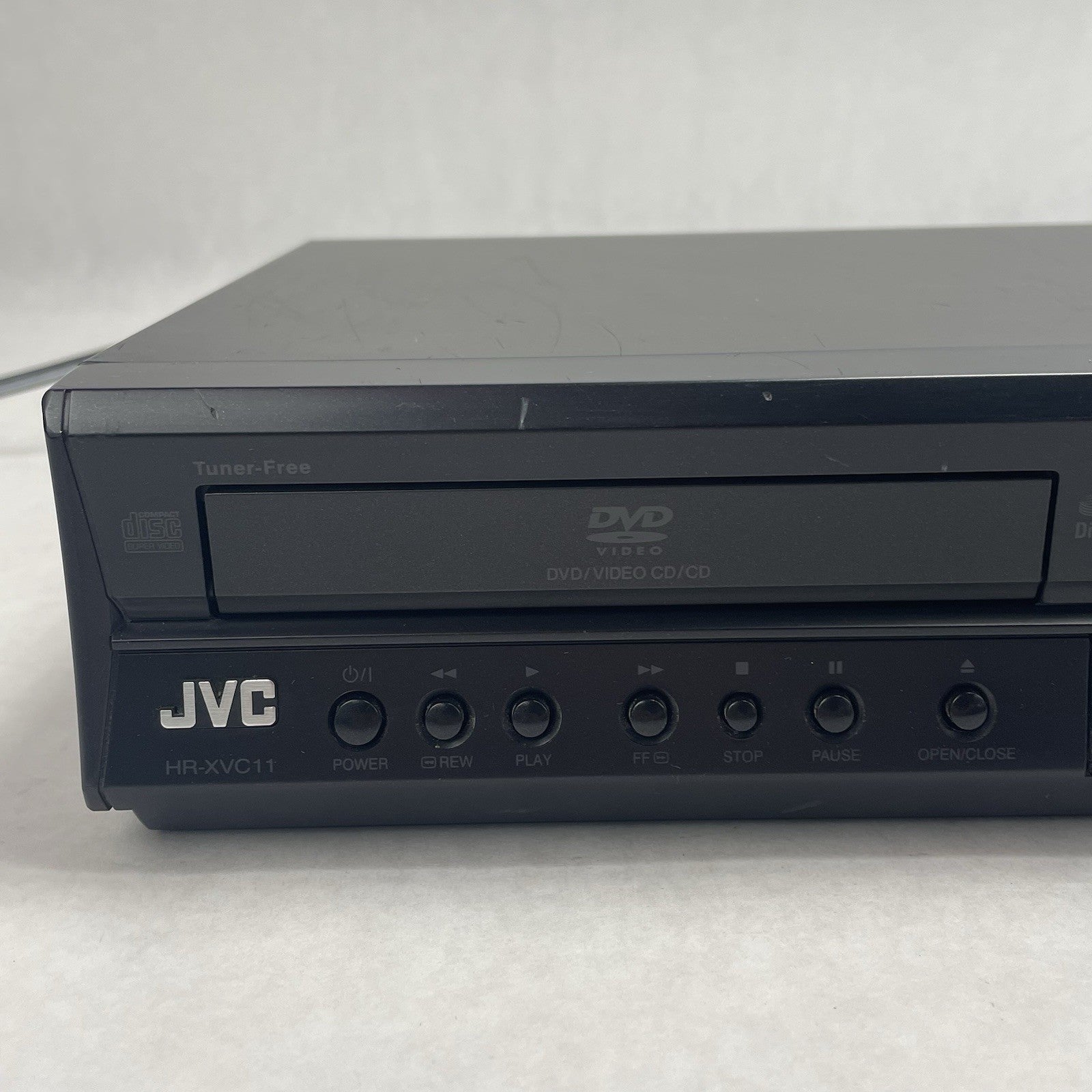 JVC HR-XVC11B DVD VHS Combo VCR Hi-Fi Stereo No Remote Tested Working4