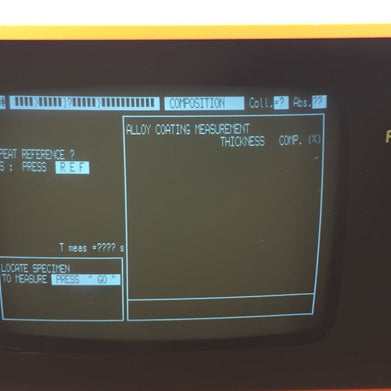 Fischer  XA 1500   Fischerscope X-Ray Coating Thickness Computer   w/ Power Cord