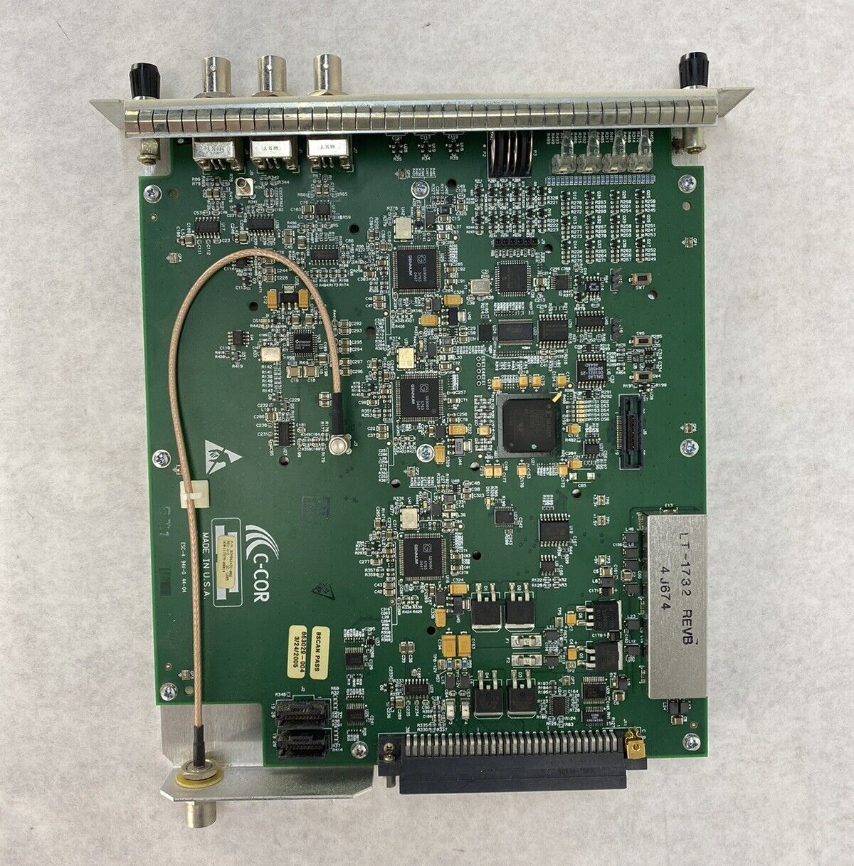 C-COR Video Systems DV6101MASI01 DVB ASI SMPTE 310m MPEG TRANSPORT Multiport