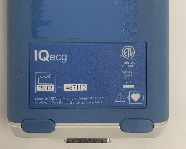 Midmark IQecg ECG Acquisition Module Power Tested W/ USB Cord No Accessories