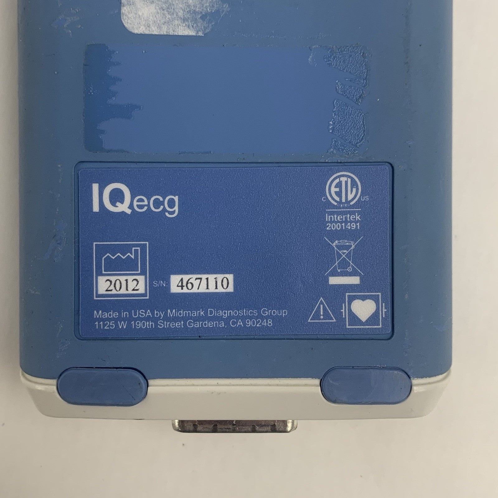 Midmark IQecg ECG Acquisition Module Power Tested W/ USB Cord No Accessories5