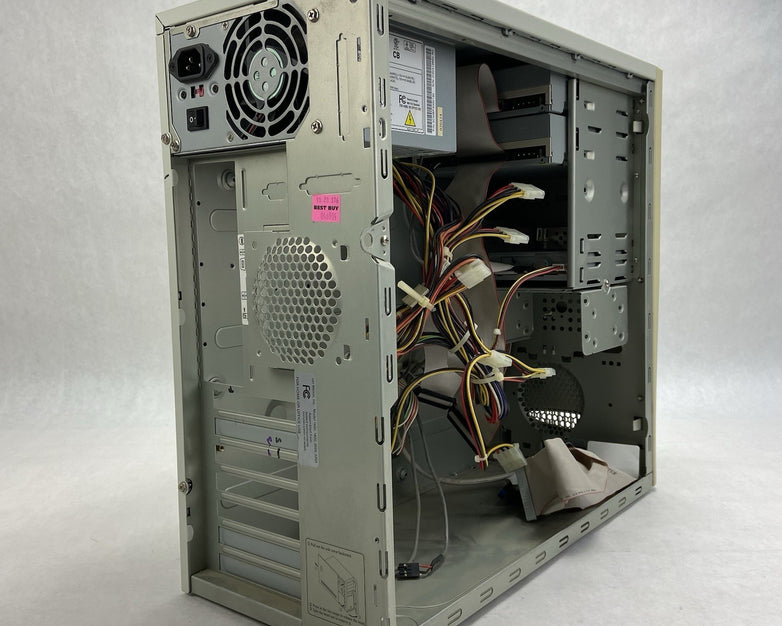 Vintage Unbranded Beige Mid Tower Computer Case PowerMan FSP300-60BTV 300W PSU