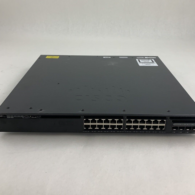 Cisco WS-C3650-24PS-S 24-Port Gigabit PoE Switch Managed Tested Bad Fan