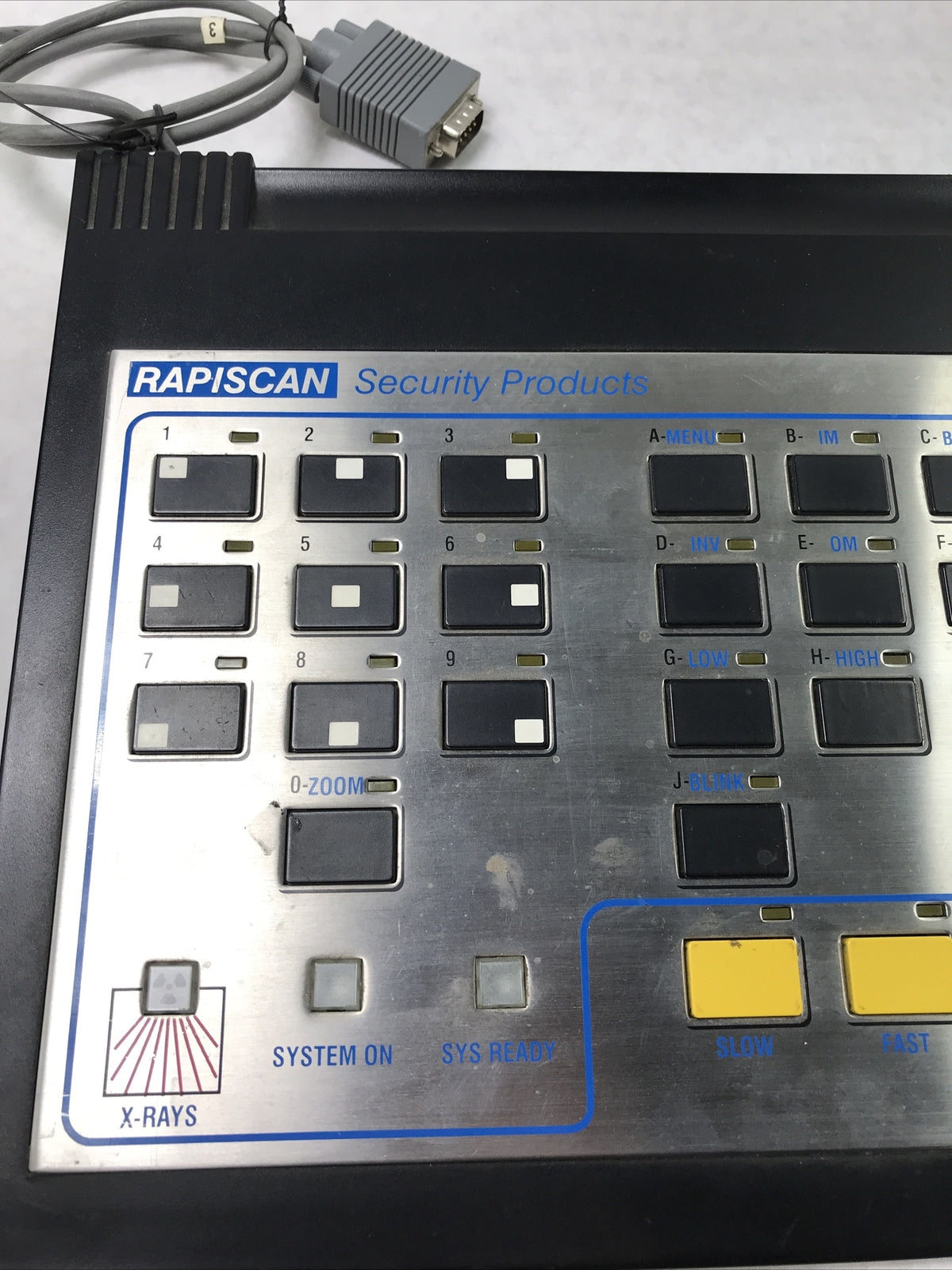 Rapiscan TA66164 Security Products Dual Vision Control Panel Untested1