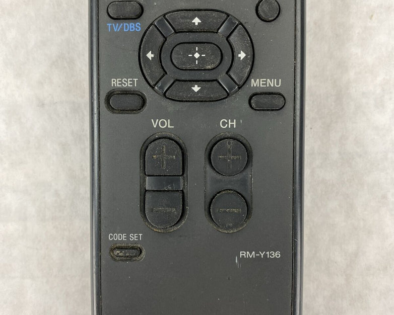 Sony RM-Y136 TV Remote Control Tested OEM For Sony Televisions