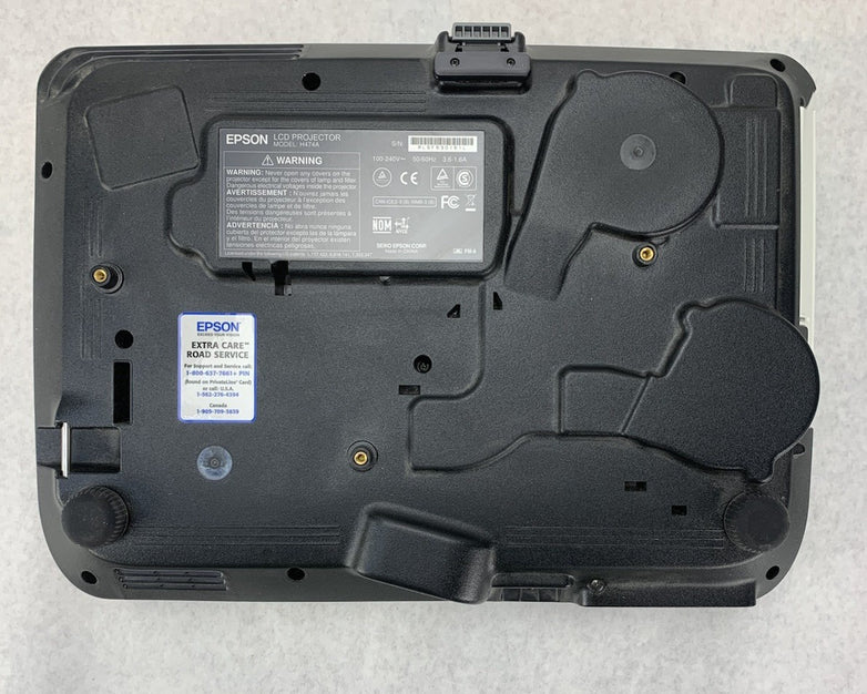 Epson PowerLite 1940W H474A LCD Lamp Projector 2703 Hours - No Remote