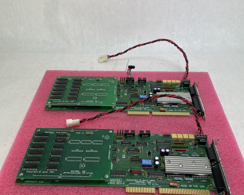 Lot Of 2 PCB 22551 23040 REV D Controller Card