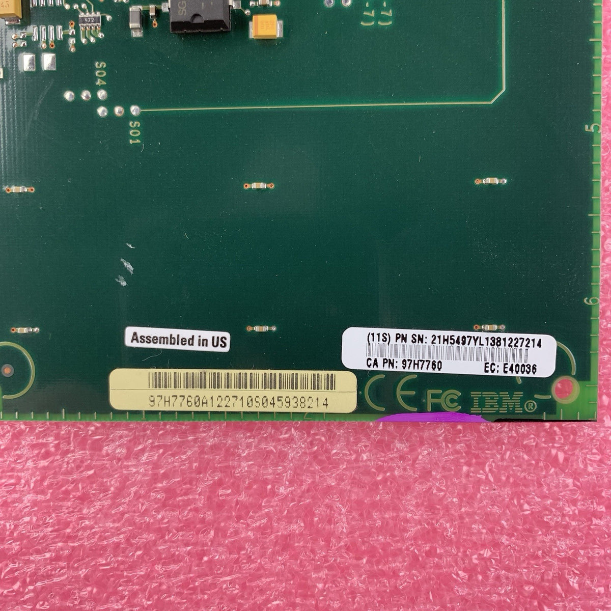 IBM 97H7760PCI Twinaxial Workstation IOA Card - Untested6