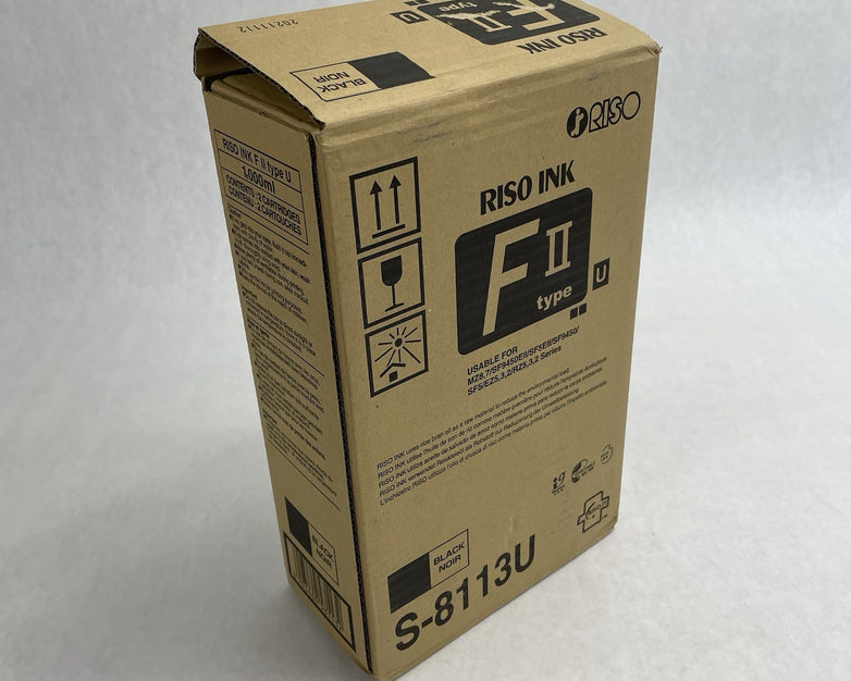 2 pack Riso FII | Black Ink S-8113U