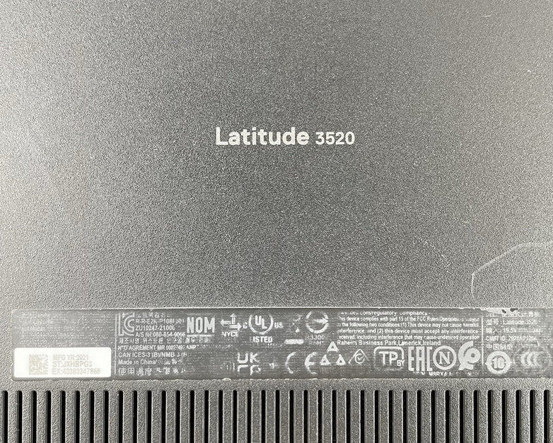 Dell Latitude 3520 15.6" i5-1145G7 2.60 GHz 8 GB RAM No SSD/OS/AC