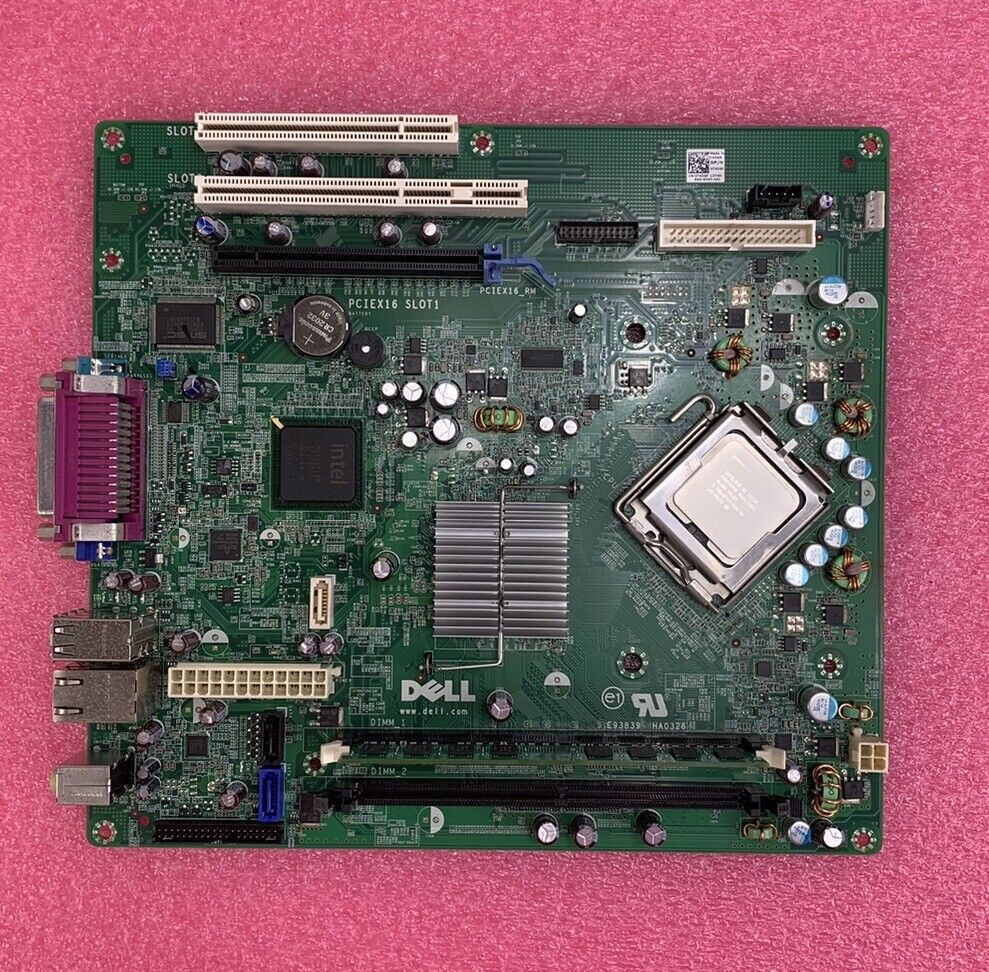 Dell T656F Optiplex 360 Motherboard Pentium Dual E2200 2.2GHz 2GB RAM No Shield
