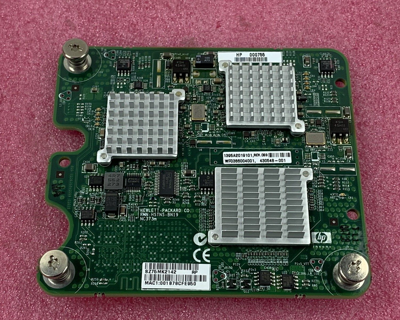 HP 430548-001 NC373m PCI Express Dual Port Multifunction Gigabit 404983-001