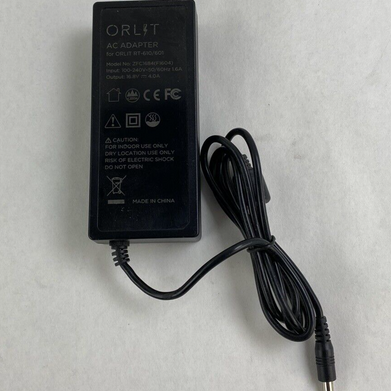 ORLIT AC Adapter for ORLIT RT-610/601 Model No. ZFC1684 (F1604)