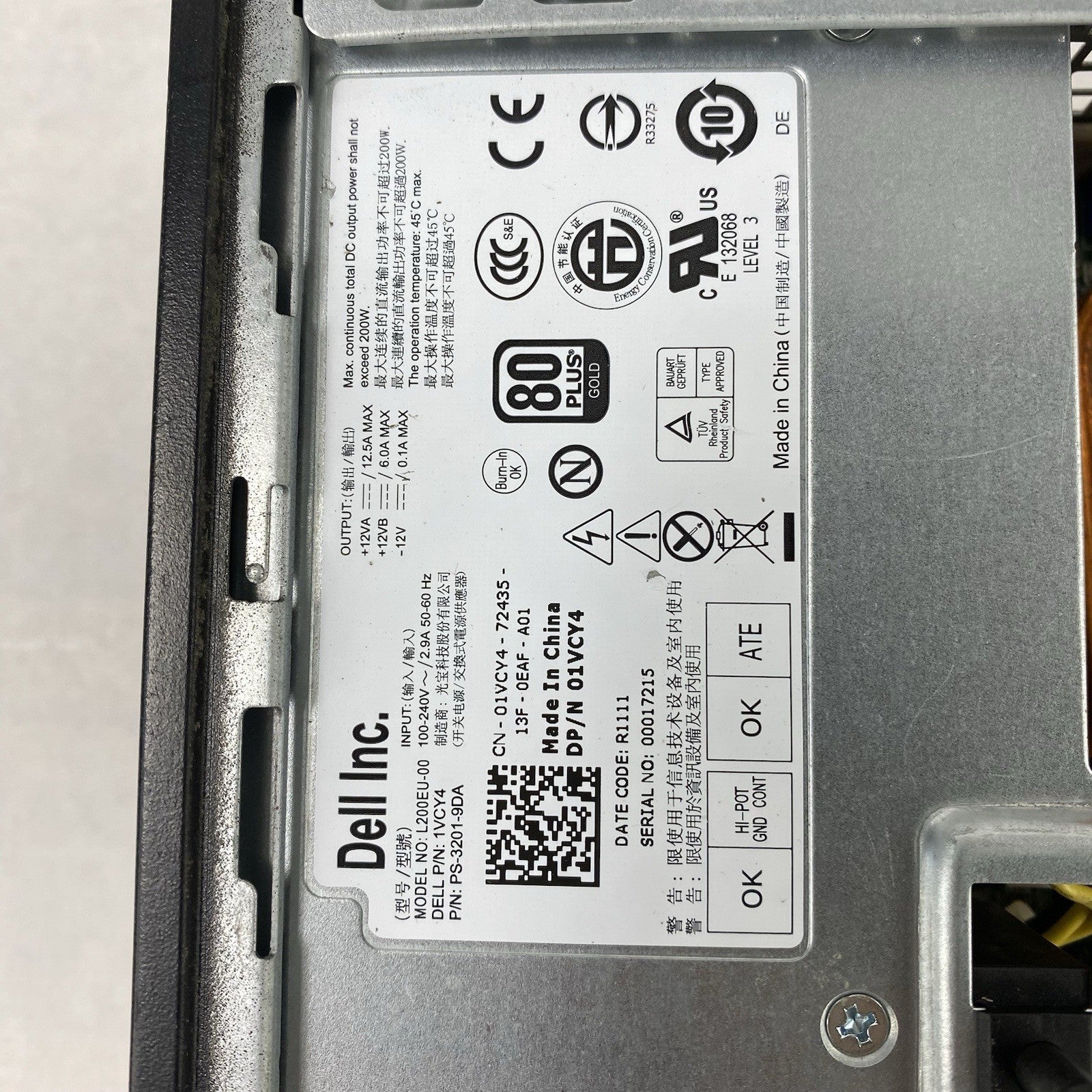 Dell OptiPlex 990 USFF Intel Core i5-2400s 2.50GHz 4GB RAM No HDD No OS