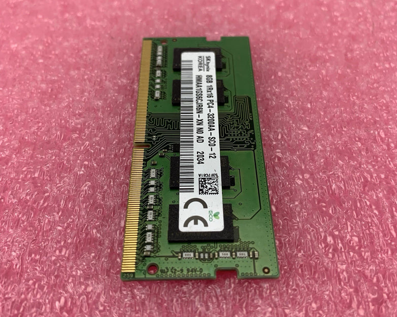 SK Hynix HMAA1GS6CJR6N-XN PC4-3200AA-SC0-12 8GB 1Rx16 Desktop Memory RAM